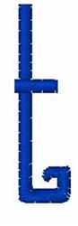 Squared t - 4x4 squared quick stitch machine embroidery design for kitchen aprons