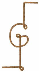 Thread G - 4x4 thread quick stitch embroidery design for decorative pillow covers