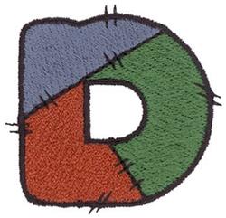beginner-friendly patchwork machine embroidery pattern - Patchwork D for Lunch Boxes