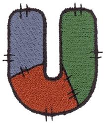 patchwork beginner-friendly machine embroidery - Patchwork U for decorative pillow covers
