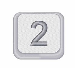 Number 2 Button