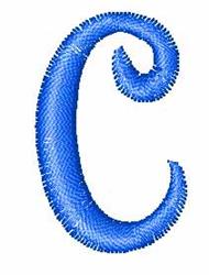 quick stitch font machine embroidery pattern - Alice Font c for patchwork quilt blocks