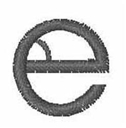 Angel Arrow e - 4x4 angel quick stitch embroidery design for patchwork quilt blocks