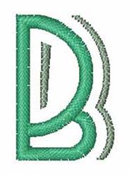 Beach Font B - 4x4 font quick stitch machine embroidery design for kitchen tea towels