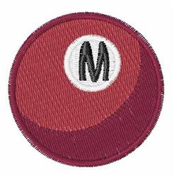 Billiards M - 4x4 billiard quick stitch embroidery design for reusable tote bags