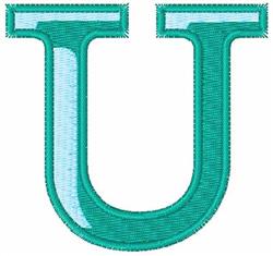 out beginner-friendly machine embroidery - Blocked Out U perfect for kitchen tea towels