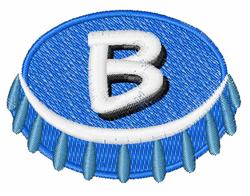font beginner-friendly machine embroidery - Bottle Cap Font B for reusable tote bags