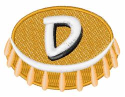 quick stitch font machine embroidery pattern - Bottle Cap Font D for Formal Wear