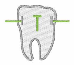 Braces T - 4x4 brace quick stitch machine embroidery design for patchwork quilt blocks