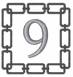 font quick stitch machine embroidery - Chain Link Font 9 perfect for kitchen tea towels