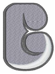 font beginner-friendly machine embroidery - Chubby Font B for decorative pillow covers
