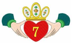 Claddagh Font 7 - 4x4 font beginner-friendly embroidery design for reusable tote bags