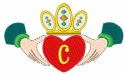 font beginner-friendly machine embroidery - Claddagh Font C for decorative pillow covers