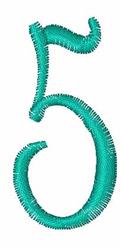 quick stitch font machine embroidery pattern - Classy Curls Font 5 for kitchen aprons