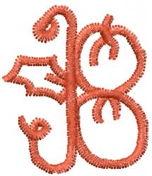 pumpkin quick stitch machine embroidery - Curly Pumpkin B for kitchen tea towels