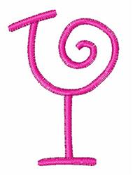 case quick stitch machine embroidery - Curly Upper Case Y for patchwork quilt blocks