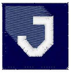 font quick stitch machine embroidery - Deep Space Font J for decorative pillow covers
