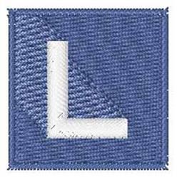 quick stitch font machine embroidery pattern - Deep Space Font L for reusable tote bags