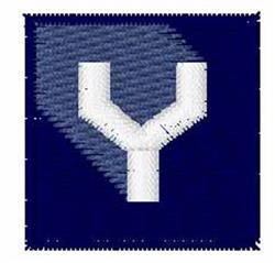 font quick stitch machine embroidery - Deep Space Font Y for patchwork quilt blocks