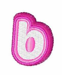 Donuts Font b - 4x4 font quick stitch embroidery design for decorative pillow covers