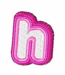 font quick stitch machine embroidery - Donuts Font h perfect for reusable tote bags