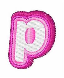 font quick stitch machine embroidery - Donuts Font p perfect for reusable tote bags