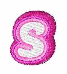 Donuts Font s - 4x4 font quick stitch embroidery design for decorative pillow covers
