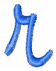 case quick stitch machine embroidery - Dots Lower Case r for decorative pillow covers