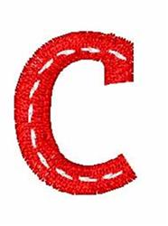 Embroidered Font c