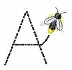 quick stitch font machine embroidery pattern - Fireflies Font A for School Projects