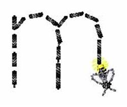 lower quick stitch machine embroidery - Fireflies Font Lower M for Classroom Labels