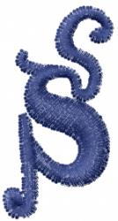 quick stitch font machine embroidery pattern - Graveyard Font S for kitchen tea towels
