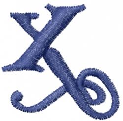 font quick stitch machine embroidery - Graveyard Font X for patchwork quilt blocks