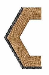 camper quick stitch machine embroidery - Happy Camper C for patchwork quilt blocks