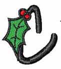 holly quick stitch machine embroidery - Holly C perfect for decorative pillow covers