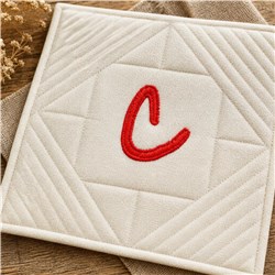 Holly c - 4x4 holly quick stitch machine embroidery design for reusable tote bags