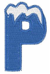 Ice P - 4x4 ice quick stitch machine embroidery design perfect for cute baby onesies