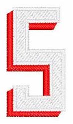 Inverse 5 - 4x4 inverse quick stitch machine embroidery design for Sports Jerseys