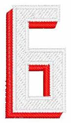 quick stitch inverse machine embroidery pattern - Inverse 6 for reusable tote bags
