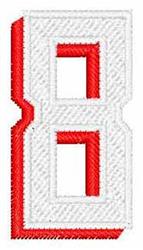 Inverse 8 - 4x4 inverse quick stitch machine embroidery design for Sports Jerseys
