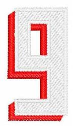 quick stitch inverse machine embroidery pattern - Inverse 9 for Birthday Banners