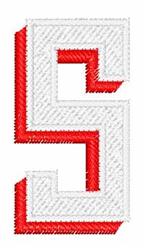 inverse quick stitch machine embroidery - Inverse S perfect for kitchen tea towels