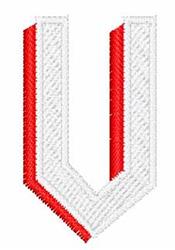 inverse quick stitch machine embroidery - Inverse V for decorative pillow covers