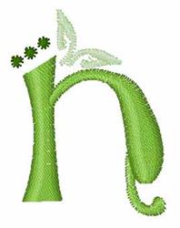irish quick stitch machine digital embroidery - Irish H perfect for kitchen aprons