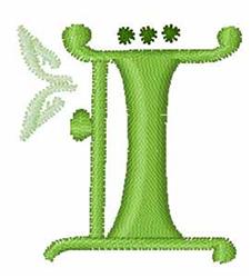 Irish I - 4x4 irish quick stitch machine embroidery design for cute baby onesies