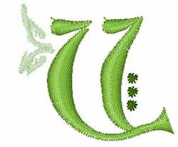 quick stitch irish machine embroidery pattern - Irish V perfect for reusable tote bags