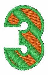 Kid Stripes 3 - 4x4 stripe quick stitch embroidery design for reusable tote bags