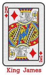 King James - 5x7 jame detailed machine embroidery design for Sports Merchandise