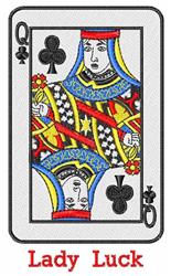 luck detailed machine digital embroidery - Lady Luck perfect for Party Supplies