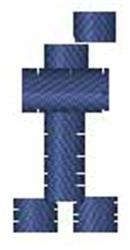 case quick stitch machine embroidery - Matrix Lower Case f for patchwork quilt blocks